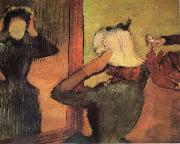Edgar Degas Cbez la Modiste china oil painting reproduction